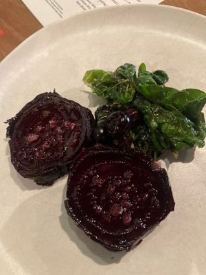 Beetroot + Blueberry + Mushroom at Yellow in Sydney