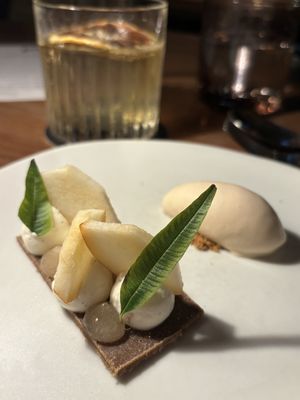 Hazelnut ice cream dessert 2  at Yellow in Sydney