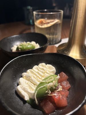 Basil sorbet dessert 2  at Yellow in Sydney