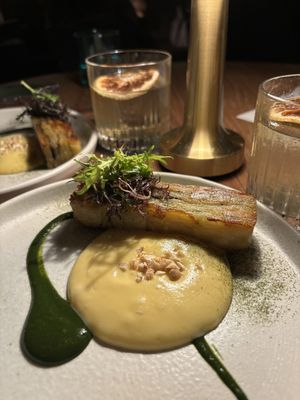 Dutch cream mille feuille  at Yellow in Sydney