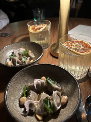 Black Barley Agnolotti  at Yellow in Sydney