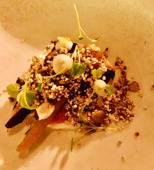 Heirloom Carrot + Amaranth + Fennel at Yellow in Sydney