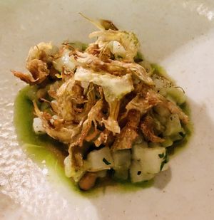 Part of tasting menu  at Yellow in Sydney