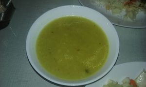 Cauliflower soup at Aroma Indian Restaurant in Olomouc