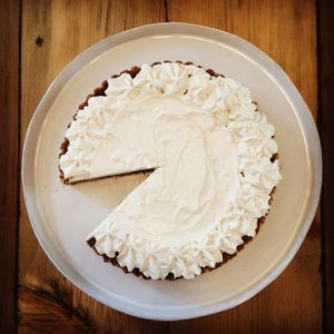 Gluten free vegan banoffee pie at Sprout Health Foods in Newquay