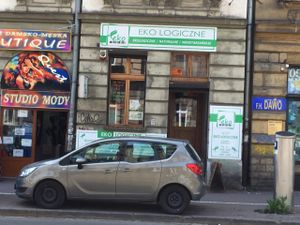 outside  at Eko Logiczne in Krakow