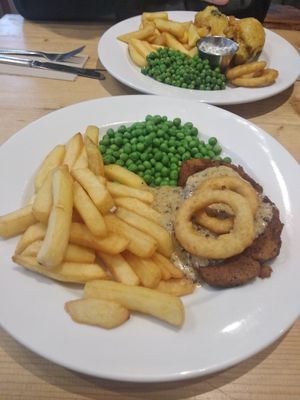 Steak and chips at Green Kitchen in Brighton