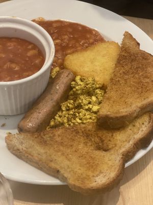 Mini breakfast (no tomatoes or mushrooms!) #Veganuary at Green Kitchen in Brighton