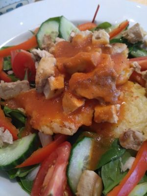 tofu rosti stack at Green Kitchen in Brighton