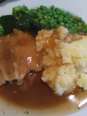 steak and ale pie n mash at Green Kitchen in Brighton