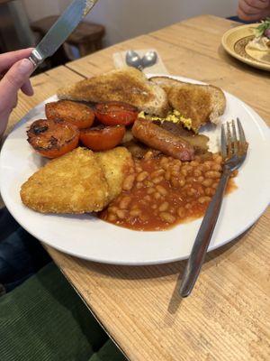 Vegan breakfast   at Green Kitchen in Brighton