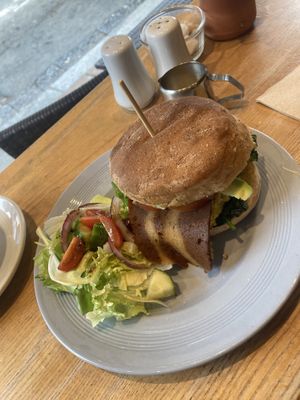 Brunch sandwich.  at Green Kitchen in Brighton