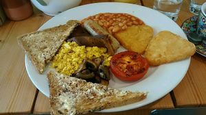 The full English at Green Kitchen in Brighton