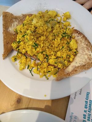 Tofu scramble at Green Kitchen in Brighton