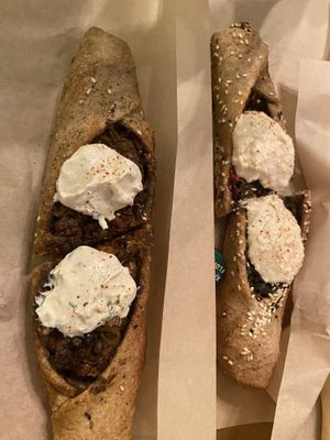 Spinach and herb  at Feyrouz in Athens