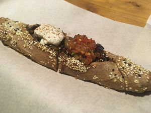 Vegan pie  at Feyrouz in Athens