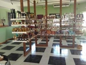 unusual specialities include smoked salt and truffles at Earth Shop and Cafe in Carvoeiro