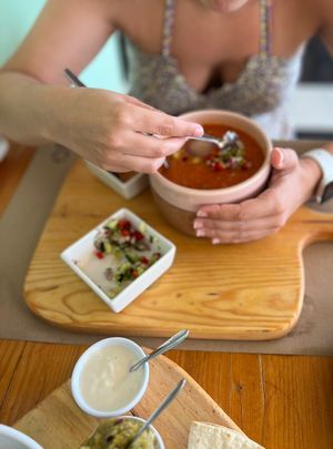   at Earth Shop and Cafe in Carvoeiro