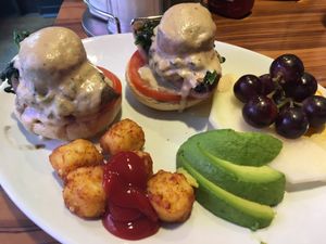 Eggs Benedkit ( meh... nothing really Eggsy about it) ... was cold also :( at The Diner - Strand in London