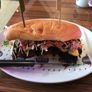 Vegan Philly cheesesteak  at The Diner - Strand in London
