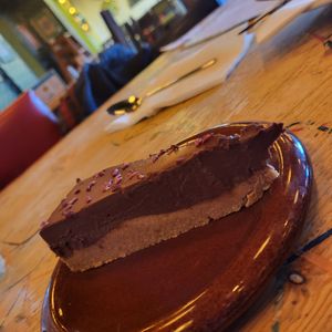 Vegan Chocolate Raspberry Torte at Quinto Lounge in Sutton Coldfield