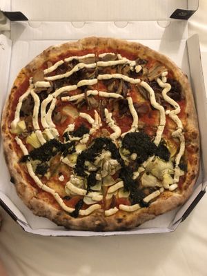 Metade shitake, metade carciofa at Vesuvio in Recife