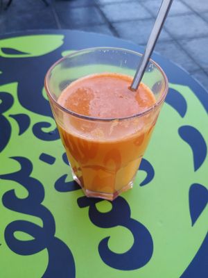The best fresh juice You can find in Corralejo at Cecicafe in Fuerteventura