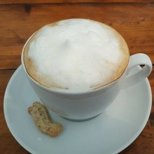 Cappuccino mit soya Milch  at Milou in Aachen