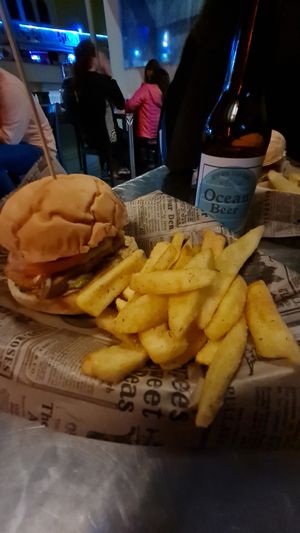 Burgers at Single Fin in Fuerteventura