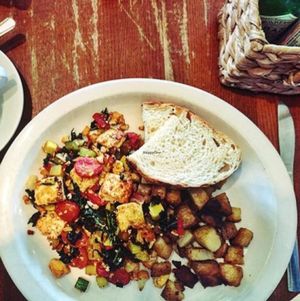 Tofu Scramble at Pickle Jar Kitchen in Falmouth