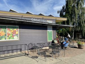 Exterior of store   at Orcas Food Coop in Orcas Island