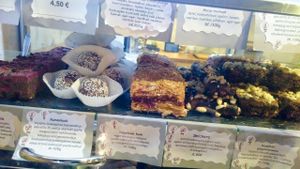 amazing vegan cakes at Biomenu Mahekook in Tallinn