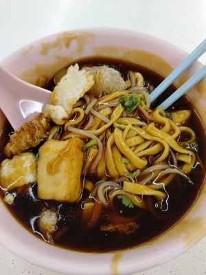 卤面$3.50 at Jixiang Vegetarian in West Singapore