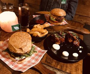 The Flagship, The Pineapple Express and a share of ‘Confit Chicken Wings’!  at The Hold in Manly