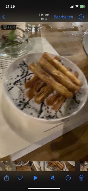 Patatas Bravos fancy   at Mowie's  in 