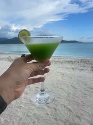 green chilli martini  at Mowie's  in 