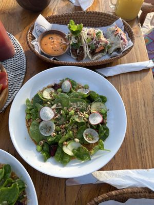 Cauliflower maine, tasteless, jack for tacos, misflavored, and in edible.  at Mowie's  in 