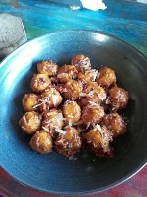 pumpkin gnocchi at Mowie's  in 