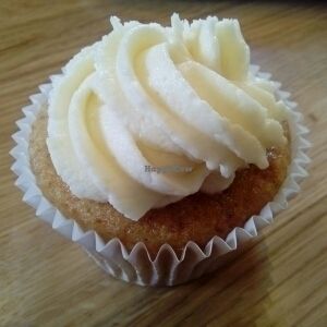 Maple syrup cupcake! at The Planet Cafe in Taunton