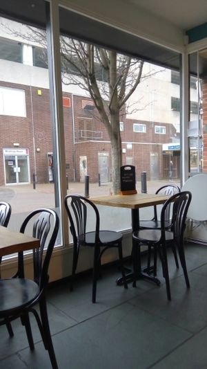 Inside Cafe 2 at The Planet Cafe in Taunton