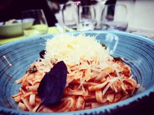 Vegan spaghetti alla bolognaise  at L'Eden Sans Gluten in Strasbourg