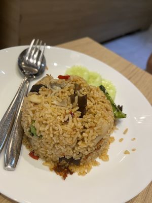 Fried curry paste rice   at Koko Thai & Vegetarian Cuisine in Bangkok