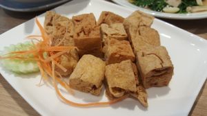 Fried Tofu at Koko Thai & Vegetarian Cuisine in Bangkok