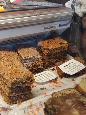 Vegan flapjacks at The Natural Foods Bakery in Cork