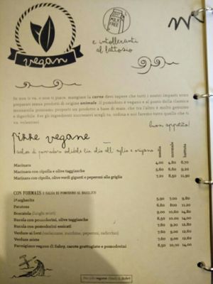 menu at Black Star in San Dona Di Piave