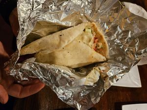 Falafel sandwich at Olea Mediterranean Kitchen in Swansboro