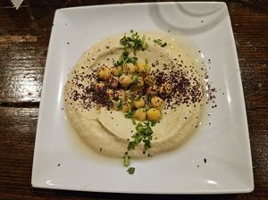 Hummus at Olea Mediterranean Kitchen in Swansboro