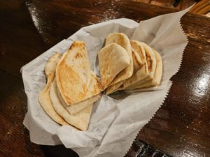 Pita at Olea Mediterranean Kitchen in Swansboro