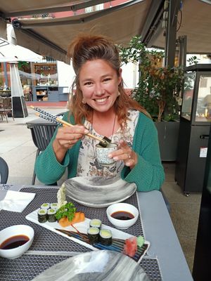 Happy! #Veganuary at Yamazaki Sushi in Sevilla