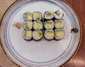 Avocado sushi maki at Yamazaki Sushi in Sevilla